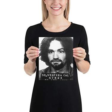 Imagem de Charles Manson Mug Shot 1969 Vertical 2 Pôster