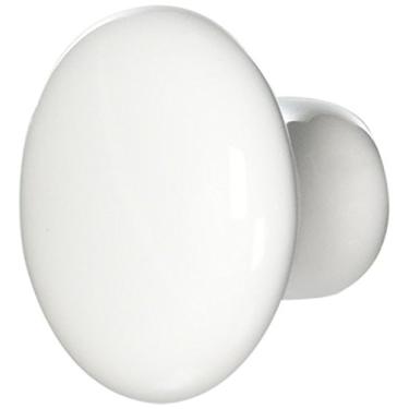 Imagem de Laurey Puxador de porcelana 2942, 3,8 cm (1 1/4"), branco