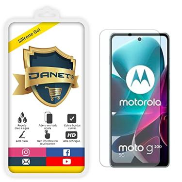 Imagem de Pel�cula de Gel Silicone Flex�vel Full Cover Transparente Compat�vel com Moto G200 com Tela de 6.8" - Prote��o Que Adere E Cobre Toda a Tela