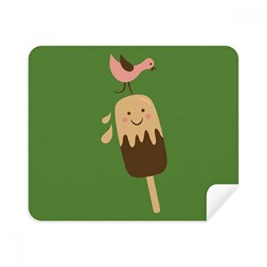 Imagem de Pano de limpeza facial Bird SLE chocolate doce gelo limpador de tela 2 peças tecido de camurça