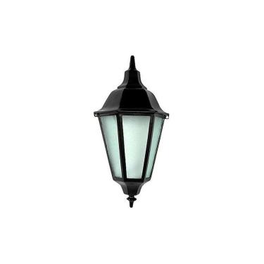 Imagem de Luminária Colonial Meia Cara Italiana em Alumínio e Vidro