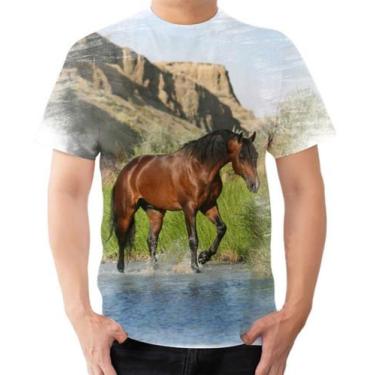 Imagem de Camisa Camiseta Personalizada Animal Cavalo Cavalgar Esilo 3 - Dias No