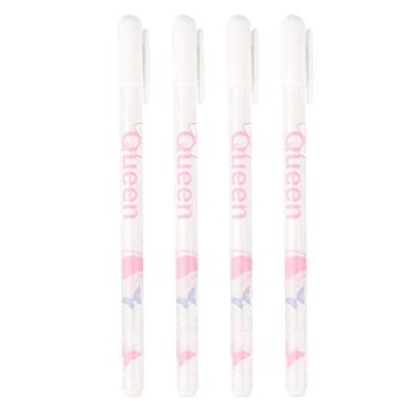 Imagem de Redxiao Caneta de gel de tinta branca, canetas de colorir com glitter neon para livros de colorir para adultos, diário, desenho, rabiscos