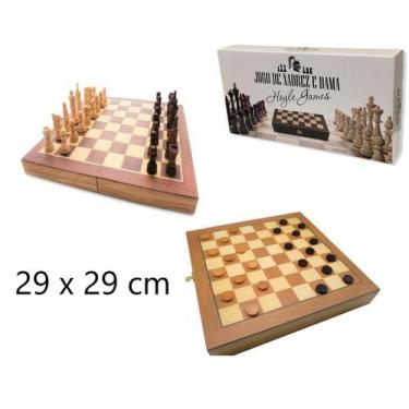 Jogo de xadrez de madeira: Encontre Promoções e o Menor Preço No Zoom
