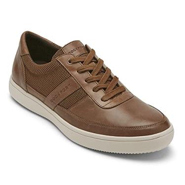 Imagem de Rockport Colle Ubal Sneaker Men's Athletic Shoe Tan Leather - 9 Medium