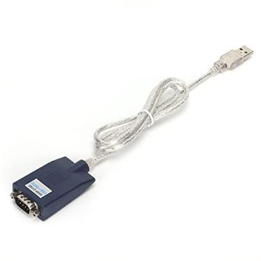Imagem de Conversor serial USB, DB9 integrado PL2303 2-chip adaptador de dispositivo serial macho USB para conversor RS232 para impressoras para scanners para modems