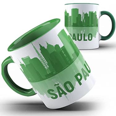 Imagem de Caneca verde Cidade São Paulo