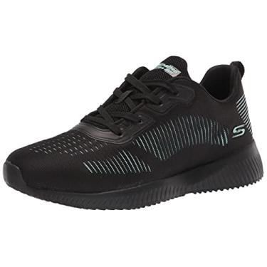 Imagem de Skechers Tênis feminino de cano baixo, EU, Preto, azul, 10