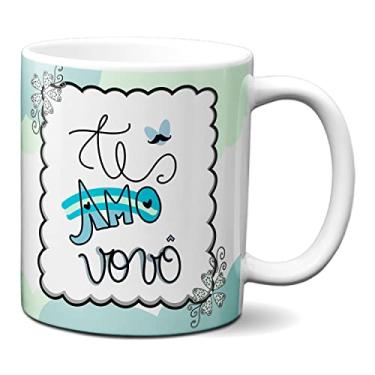 Imagem de Caneca Dia Dos Avós Presente Fofo Te Amo Vovô (Branca)