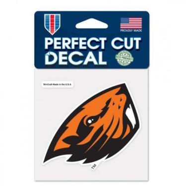 Imagem de Decalque WinCraft Oregon State Beavers Perfect Cut 10,16 x 10,16 cm (Colored)