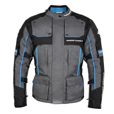 Imagem de Jaqueta De Cordura Impermeável Parka - Dakar - Cinza - Racing Rabbit