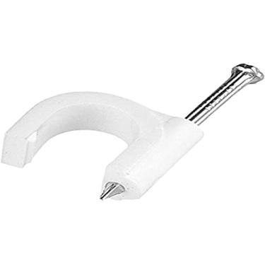 Imagem de Bemfixa Fixador Cabo Coaxial Branco 6 Mm 100 Unidades