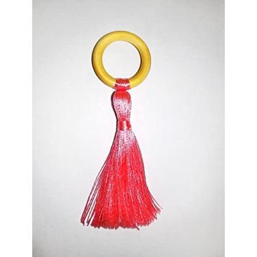Imagem de Porta-Guardanapo tipo Pingente com Argola Cor:Rosa