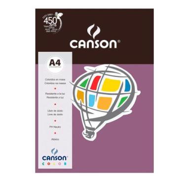 Imagem de Papel Canson Color A4 180G/M² Lilás - Canson