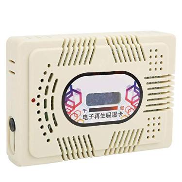 Imagem de  Cartão desumidificador eletrônico Leftwei seguro e econômico, fácil de carregar e armazenar cartão higroscópico eletrônico para absorção de umidade, desumidificador