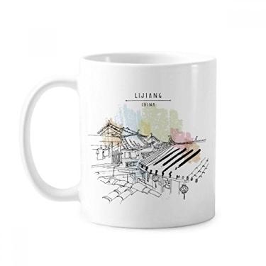 Imagem de Casual Life in Lijiang of China Caneca cerâmica café porcelana xícara louça
