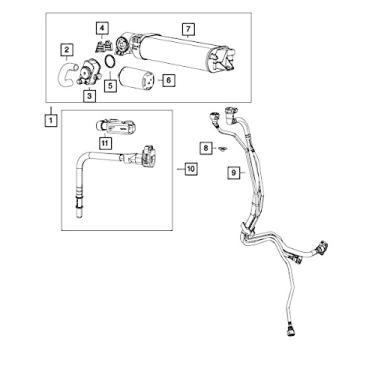 Imagem de Detector de Evap genuíno Mopar 4861961AC