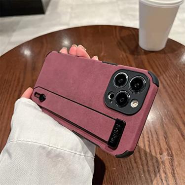Imagem de Estojo de pulseira de couro de luxo para iPhone 14 13 12 11 Mini Pro XS Max XR X 8 7 Plus Bumper Capa Original Capa, Vermelho, Para iPhone 12 Pro