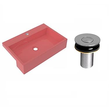 Imagem de Kit Cuba XRT55 C/Válvula Click Botão 1''B (2,6cm) Rosa