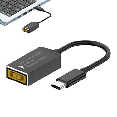 Imagem de Adaptador DC USB C,Entrada CC Universal para Cabo Conversor Type-c - Cabo 65 W saída PD com chip PD universal para carregador PD laptop, identifica automaticamente 5v9v12v Shangjia