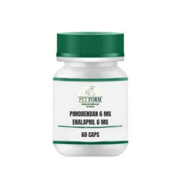 Imagem de Pimobendan 6mg + Enalapril 6 Mg Pote 60 Cps - uso Veterinario