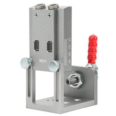 Imagem de Localizador de furos, perfurador de localização, kit de brocas de gabarito de furos, 9 mm para projetos domésticos, localizador de carpintaria