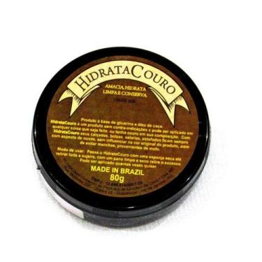 Imagem de Pomada Cera HidrataCouro Original Para Artigos Em Couro 80g Profissional