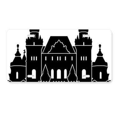 Imagem de DIYthinker Placa de licença com desenho de museu natural da Rússia para decoração de aço inoxidável