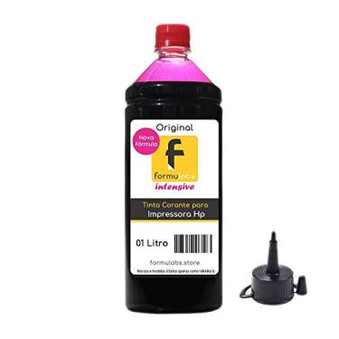 Imagem de Tinta para impressora HP compatível Magenta Formulabs 1L