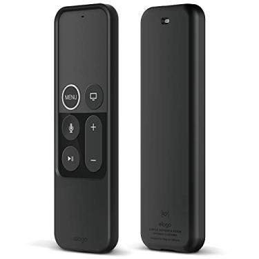 Imagem de Capa fina elago R2 – [antiderrapante] [justo] [durável] [absorção de choque] – para Apple TV Siri Remote 4ª e 5ª geração, Preto