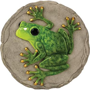 Imagem de Spoontiques - Decoração de jardim - Pedra de sapo levantada - Pedra decorativa para jardim