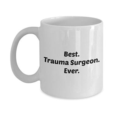 Imagem de Presentes de cirurgião de trauma – Caneca de cirurgião de trauma – Melhor cirurgião de trauma. – Caneca de café de cacau quente – Ideia de de Natal