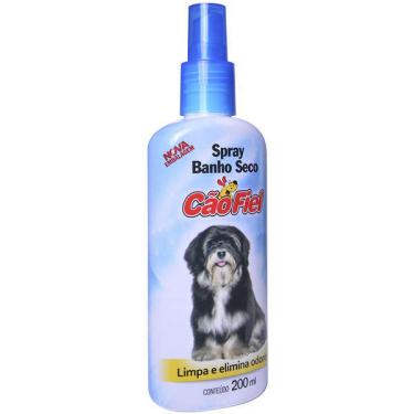 Imagem de Banho a Seco CãoFiel Spray Limpa e Elimina Odores para Cães e Gatos - 200 mL