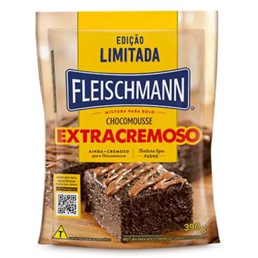 Imagem de Mistura Para Bolo Extracremoso Chocomousse Fleischmann 390G