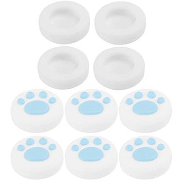 Imagem de a para stick, as para interruptor de polegar, pegadoree polegar, pegadoree dedo, a de silicone universal para Lite (garras azuis em branco