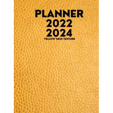 Imagem de 2022-2024 Yellow Skin Texture Planner: The Yellow Skin Texture Design with 3 years plans and 24 months Hardcover