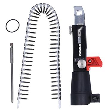Imagem de Pistola De Pregos De Corrente Automática Moumouten, Adaptador De Pistola De Pregos De Corrente De Parafuso Automático De 50 Peças, Cabeça De Pregar Furadeira Elétrica Ajustável Para Furadeira Elétrica