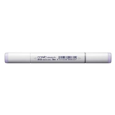 Imagem de COPIC Marcador Sketch Ponta Dupla Redonda e Chanfrada, Cor BV20 Dull Lavender, 1 unidade