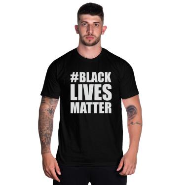 Imagem de Camiseta em Algodão Movimento Black Lives Matter Unissex-Unissex
