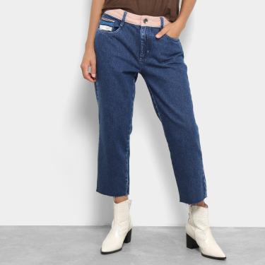 Imagem de Calça Jeans Reta My Favorite Thing (s) Cintura Média Comfort Ankle Feminina-Feminino