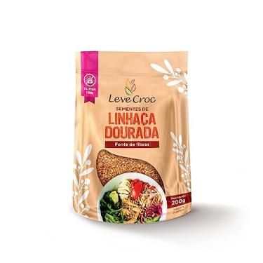 Imagem de Sementes de linhaça dourada Leve Croc 200g