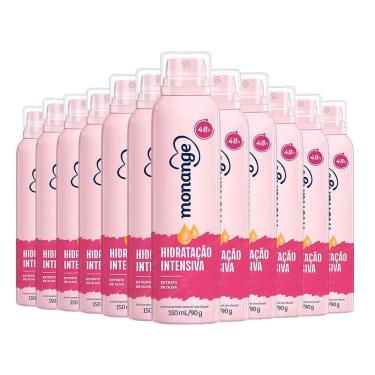 Imagem de Kit Desodorante Aerosol Monange Hidratação Intensiva 90g - 12 unidades