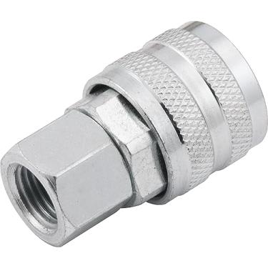 Imagem de Engate Rápido De 1/4", Rosca Fêmea 1/4" Npt, Com Rolete, Vonder.