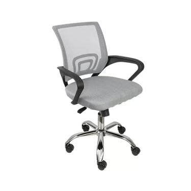 Imagem de Cadeira de Escritório Begonia Tela Mesh Ergonômica Cinza