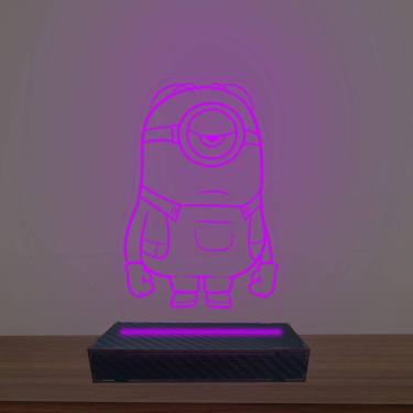 Imagem de Luminária Led 3d Minions Abajur Luxo