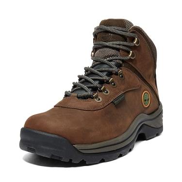Imagem de Timberland Bota masculina branca Ledge Mid impermeável, Marrom médio, 8
