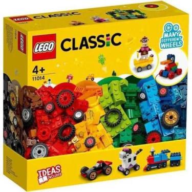 Imagem de Lego Classic 11014 Blocos E Rodas 653 Peças Em Caixa