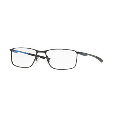 Imagem de Oakley Masculino OX3217 Socket 5.0 Armações de óculos retangulares de prescrição, Satin Black Blue/lente Demo, 55 mm