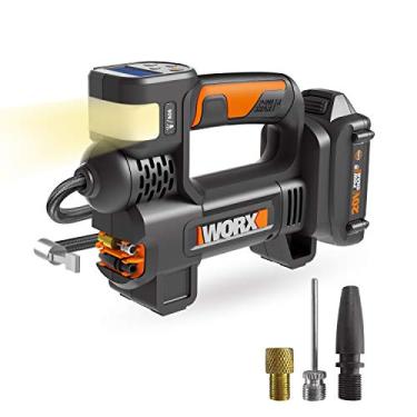 Imagem de Worx WX092L 20V 2,0Ah 2 em 1 bateria infladora sem fio e carregador incluídos, máx. 10 bar, visor de pressão digital