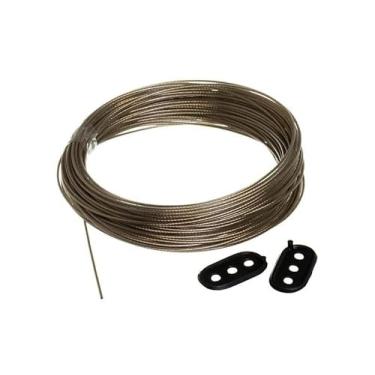 Imagem de Cabo De Aço Revestido P/Varal - 20 Mts